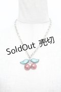 MILK / チェーンチェリーネックレス  赤 S-25-12-13-006-ML-AC-AS-ZS
