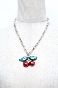 画像1: MILK / チェーンチェリーネックレス  赤 S-25-12-13-006-ML-AC-AS-ZS