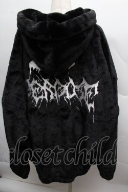 画像2: VOLAN&APHRODITE / ファーパーカー  黒 S-25-12-13-060-PU-CO-AS-ZS