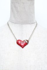 MILK / ハートチョコネックレス  赤 S-25-12-13-007-ML-AC-AS-ZS