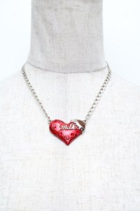 MILK / ハートチョコネックレス  赤 S-25-12-13-007-ML-AC-AS-ZS