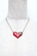 画像1: MILK / ハートチョコネックレス  赤 S-25-12-13-007-ML-AC-AS-ZS (1)