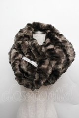 alice auaa / ファーロングスヌード  ベージュ S-25-12-13-011-AA-ZA-AS-ZS