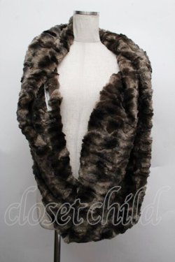 画像2: alice auaa / ファーロングスヌード  ベージュ S-25-12-13-011-AA-ZA-AS-ZS