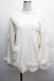 画像1: LIZ LISA / パフニットワンピース  白 S-25-12-13-014-LO-OP-HR-ZS (1)