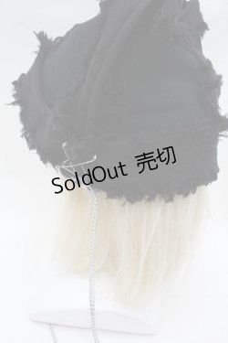 画像2: PUTUMAYO / チェーンネコ耳ハット  黒 S-25-12-13-002-PT-AC-HR-ZS