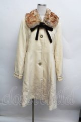 axes femme / 裾刺繍コート  オフ S-25-12-13-017-AX-CO-HR-ZS