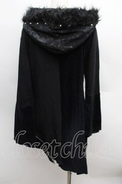 画像3: Sixh / ファーフード切替パーカー  黒 S-25-12-13-026-HN-TO-HR-ZS