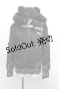 MAD / 猫耳ボアパーカー  黒 S-25-12-13-028-PU-TO-HR-ZS