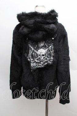 画像2: MAD / 猫耳ボアパーカー  黒 S-25-12-13-028-PU-TO-HR-ZS