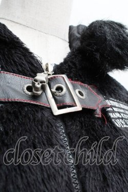 画像3: MAD / 猫耳ボアパーカー  黒 S-25-12-13-028-PU-TO-HR-ZS