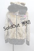MAD / ねこみみレオパードファージャケット   S-25-12-13-029-PU-JA-HR-ZS