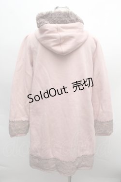 画像2: axes femme / シルエットプリント裏起毛ワンピース  ピンク S-25-12-13-032-AX-OP-HR-ZS