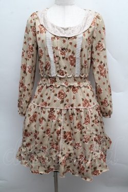 画像1: axes femme / ワンピース  ベージュ S-25-12-13-034-AX-TO-HR-ZS