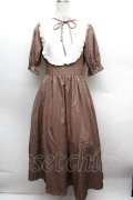 m petit by misako / ナシジムジキリカエワンピース M ブラウン S-25-12-13-035-LO-OP-AS-ZS