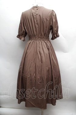 画像2: m petit by misako / ナシジムジキリカエワンピース M ブラウン S-25-12-13-035-LO-OP-AS-ZS