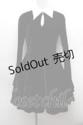 KILLSTAR / ベロアワンピース  黒 S-25-12-13-037-PU-OP-AS-ZS