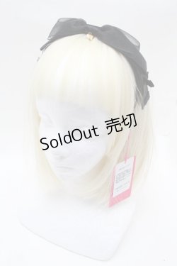 画像1: Angelic Pretty / SheerドットMichelleカチューシャ  黒 S-25-12-13-004-AP-AC-AS-ZS