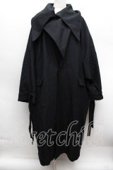 alice auaa / ショートスリーブロングジャケット  黒 S-25-12-13-038-AA-JA-AS-ZS