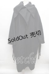 alice auaa / ショートスリーブロングジャケット  黒 S-25-12-13-038-AA-JA-AS-ZS