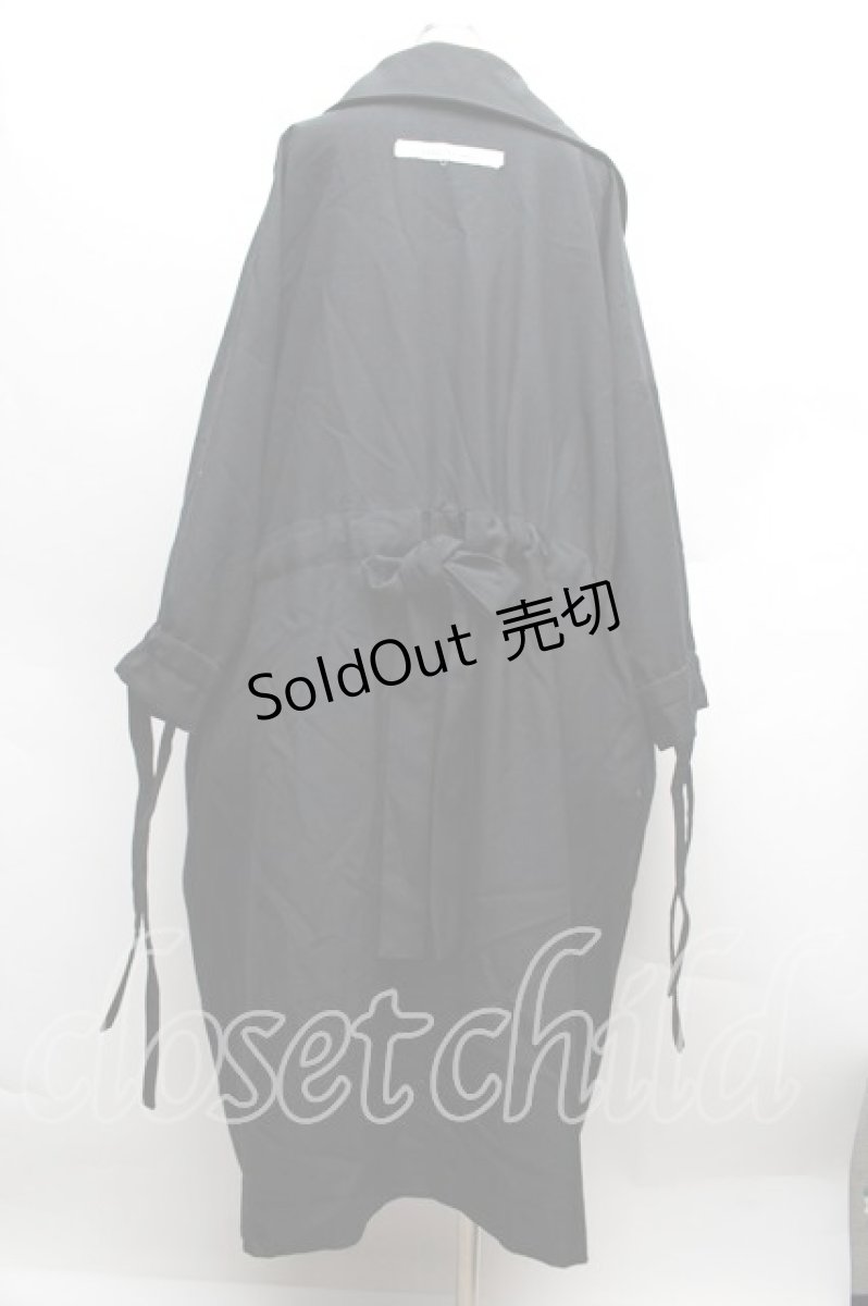 画像2: alice auaa / ショートスリーブロングジャケット  黒 S-25-12-13-038-AA-JA-AS-ZS (2)