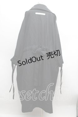 画像2: alice auaa / ショートスリーブロングジャケット  黒 S-25-12-13-038-AA-JA-AS-ZS