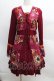 画像1: Ozz oneste / チャイナ切替ワンピース  ワイン S-25-12-13-039-OO-TO-HR-ZS (1)
