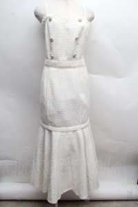 Ank Rouge / ラメツイードジャンパースカート  オフ S-25-12-13-041-CA-OP-AS-ZS