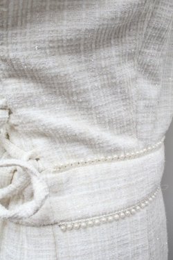 画像3: Ank Rouge / ラメツイードジャンパースカート  オフ S-25-12-13-041-CA-OP-AS-ZS