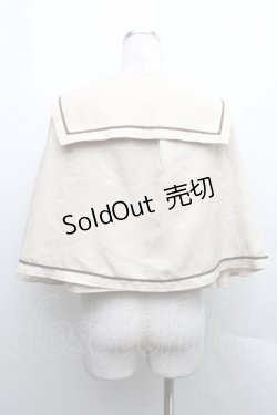 画像2: Kurumi Collaboration / マリンアカデミアケープ  オフ S-25-12-15-044-LO-JA-AS-ZS