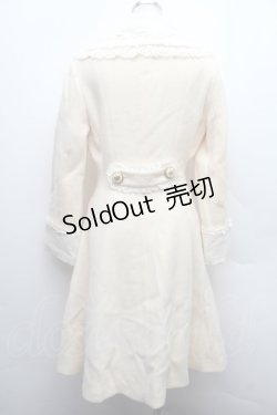 画像2: Innocent World / リボンクラウンレースコート  アイボリー S-25-12-15-045-IW-CO-HR-ZS