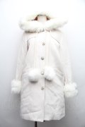 Swankiss / ファー付きフードロングコート  オフ S-25-12-15-046-CA-CO-HR-ZS