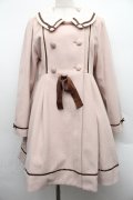 Amavel / リボン付セーラーカラーコート  ベージュ S-25-12-15-047-CA-CO-HR-ZS