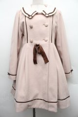 Amavel / リボン付セーラーカラーコート  ベージュ S-25-12-15-047-CA-CO-HR-ZS