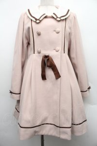 Amavel / リボン付セーラーカラーコート  ベージュ S-25-12-15-047-CA-CO-HR-ZS