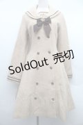 Innocent World / セーラー刺繍コート  ベージュ S-25-12-15-049-IW-CO-HR-ZS