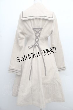 画像2: Innocent World / セーラー刺繍コート  ベージュ S-25-12-15-049-IW-CO-HR-ZS