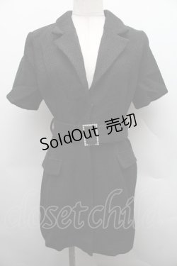 画像1: EATME / テーラードミニワンピース S 黒 S-25-12-15-054-LO-OP-AS-ZS