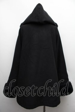 画像2: Rojita / スピンドルフーディーコート  黒 S-25-12-15-056-LO-CO-HR-ZS