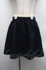 MILK / ツィーディースカート  紺 S-25-12-15-057-ML-SK-AS-ZS