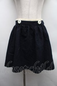 MILK / ツィーディースカート  紺 S-25-12-15-057-ML-SK-AS-ZS