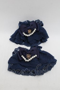 画像1: LOLITA / お袖とめ  紺 S-25-12-15-004-LO-ZA-AS-ZS