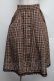 画像1: axes femme / HOUSEofTARTANコラボ/タータンチェックスカート  ブラウン S-25-12-15-061-AX-SK-AS-ZS (1)