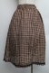 画像2: axes femme / HOUSEofTARTANコラボ/タータンチェックスカート  ブラウン S-25-12-15-061-AX-SK-AS-ZS (2)