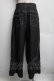 画像2: axes femme / バックリボンワイドデニムパンツ  ブラックデニム S-25-12-15-062-AX-PA-AS-ZS (2)