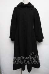 m petit by misako / AM*リボンコート  黒 S-25-12-15-064-LO-CO-HR-ZS