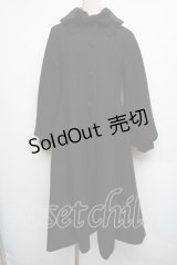 m petit by misako / AM*リボンコート  黒 S-25-12-15-064-LO-CO-HR-ZS