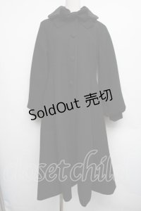 m petit by misako / AM*リボンコート  黒 S-25-12-15-064-LO-CO-HR-ZS