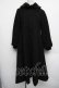 画像1: m petit by misako / AM*リボンコート  黒 S-25-12-15-064-LO-CO-HR-ZS (1)