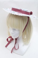 Kurumi Collaboration / 花柄ヘッドドレス  白 S-25-12-15-005-LO-AC-AS-ZS